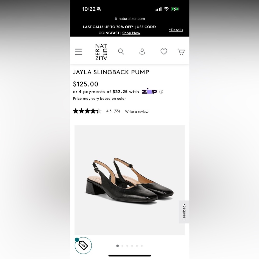 Naturalizer Jayla Slingback Pump